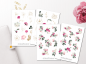 Preview: Rosengarten Sticker Set